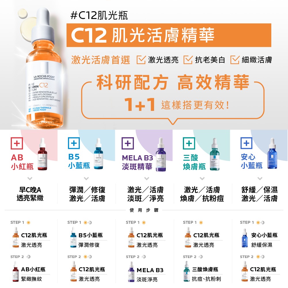 理膚寶水 C12肌光活膚精華 30ml