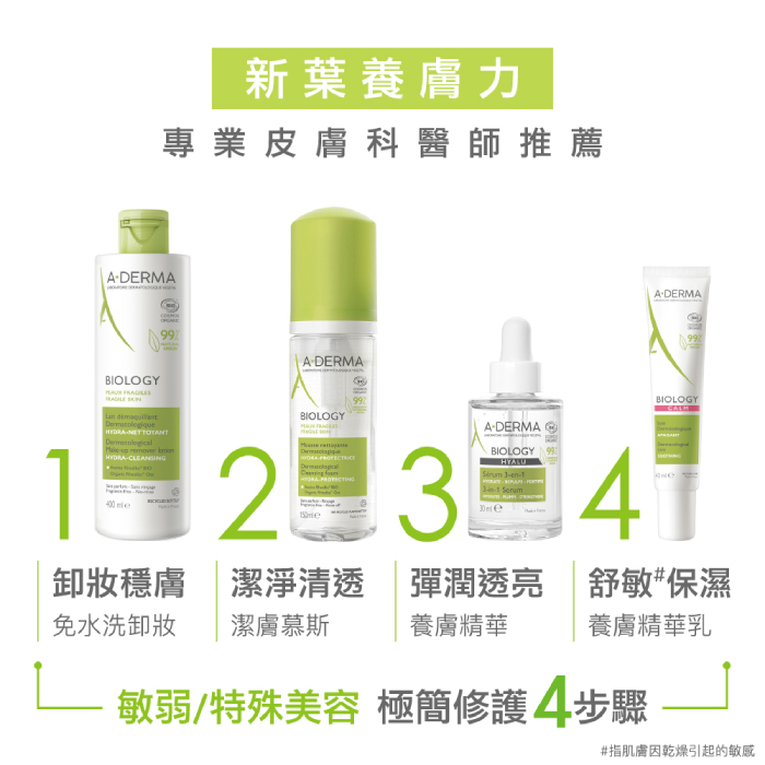 A-DERMA艾芙美 新葉舒敏養膚精華乳 40ml