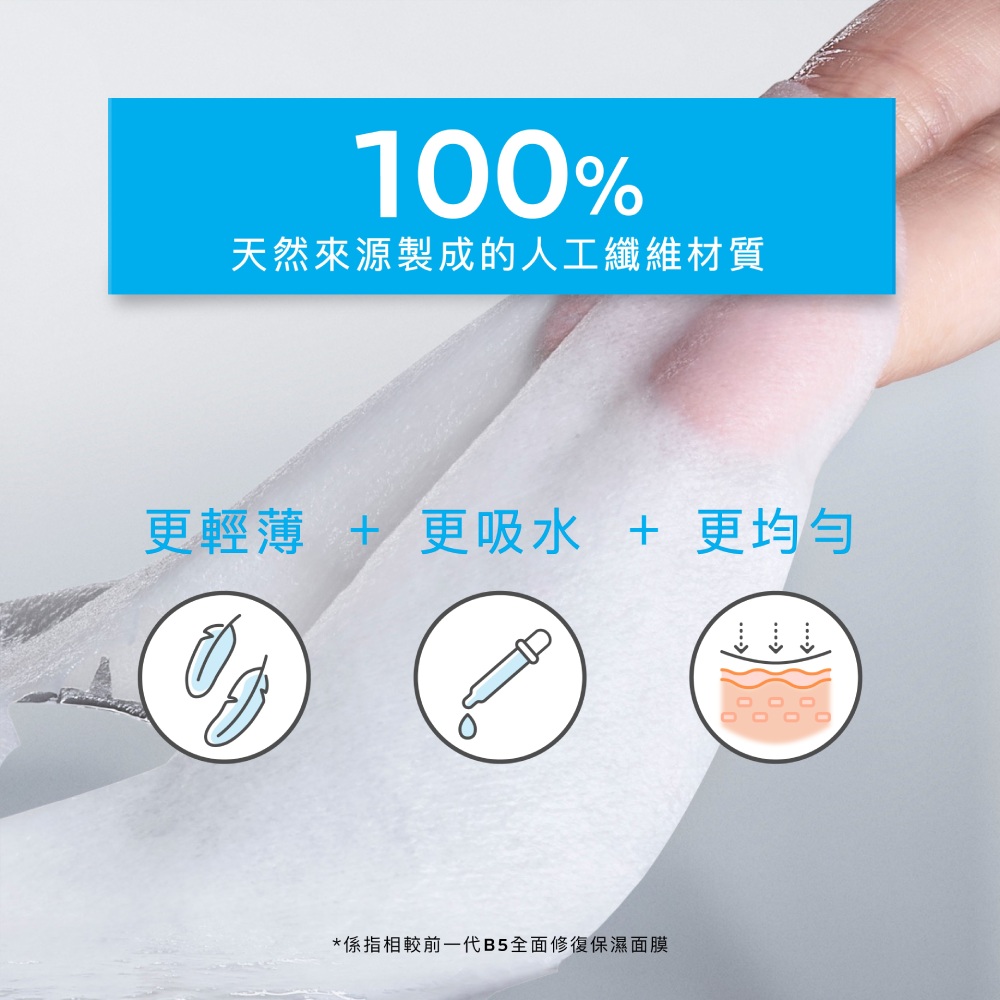 理膚寶水 B5全面修復保濕面膜-升級版 5片