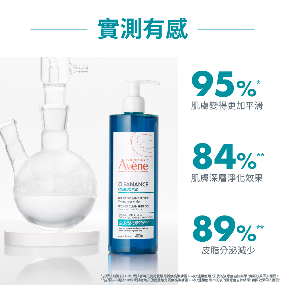 Avene雅漾 雙酸角質煥亮潔膚露 400ml