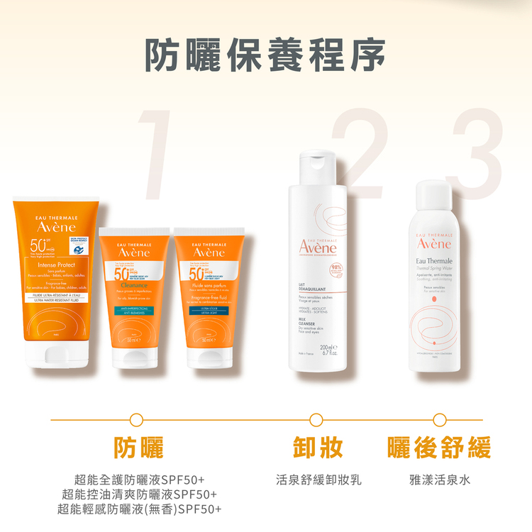 Avene雅漾 超能全護防曬液SPF50+150ml