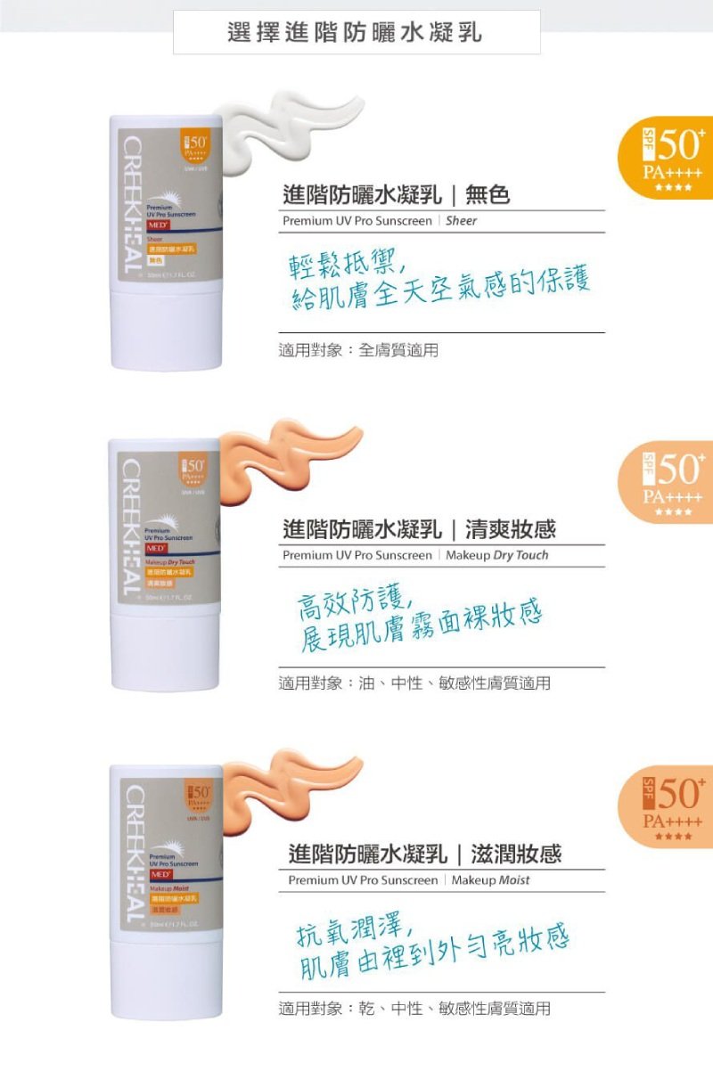 珂芮爾 進階防曬水凝乳-無色