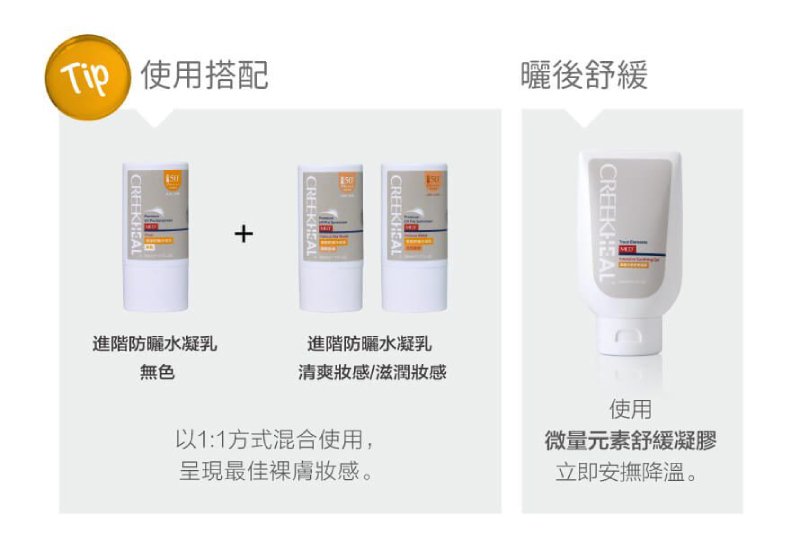 珂芮爾 進階防曬水凝乳-無色