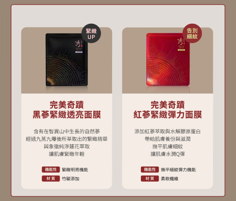 秀雅韓 完美奇蹟逆齡緊緻面膜