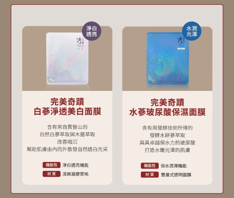 秀雅韓 完美奇蹟逆齡緊緻面膜